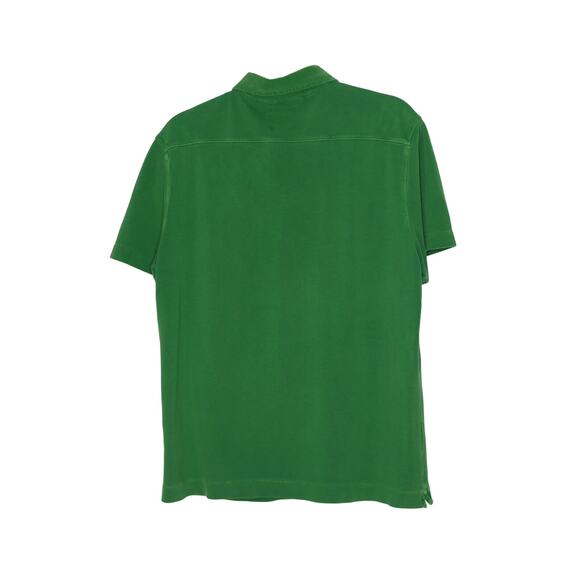 MARTIN + OSA Short Sleeve Polo Green Collared Lightweight Knit Casual Men's M - Picture 2 of 8